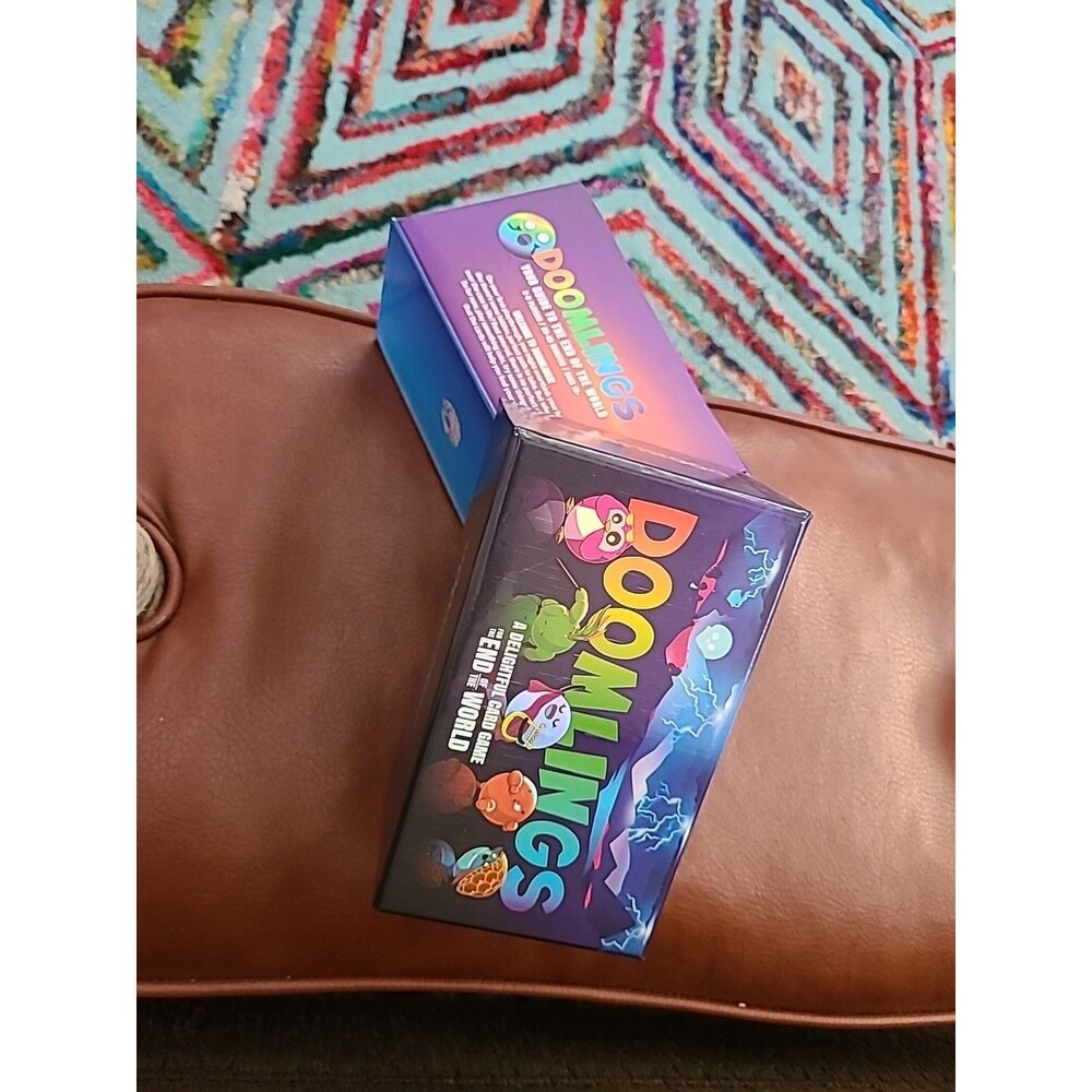 Breaking Games Doomlings Card Game Open Box Used As A Prop. No Holofoil Card